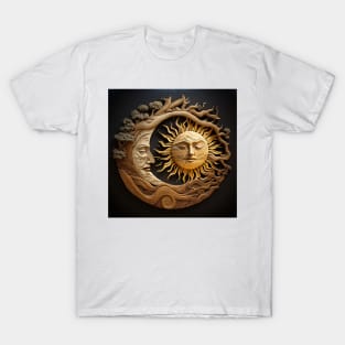 Sun and Moon - Balance of Day and Night T-Shirt